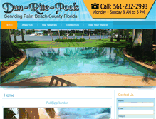 Tablet Screenshot of dun-rite-pools.com